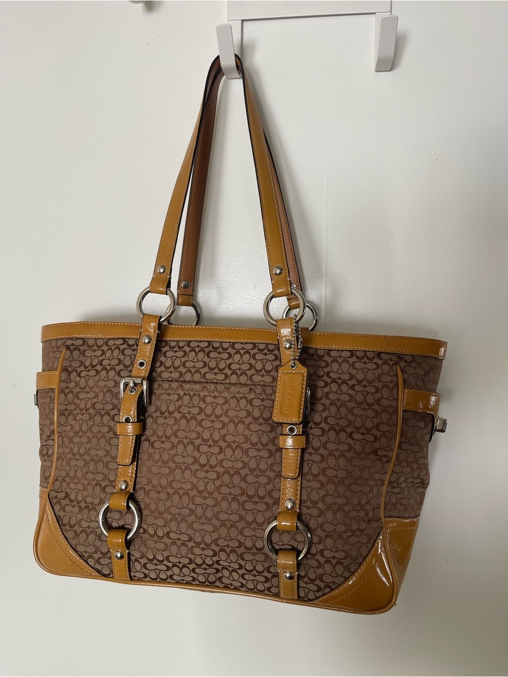 Vintage Y2K Coach signature tote